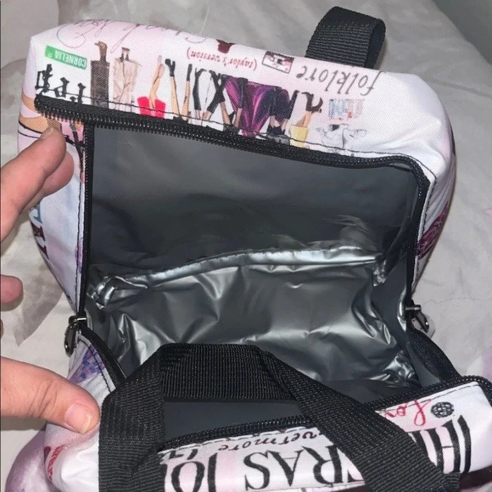 Frantofit Taylor Swift The‎ Eras Tour Insulated Lunch Bag Pink Gingham Swiftie